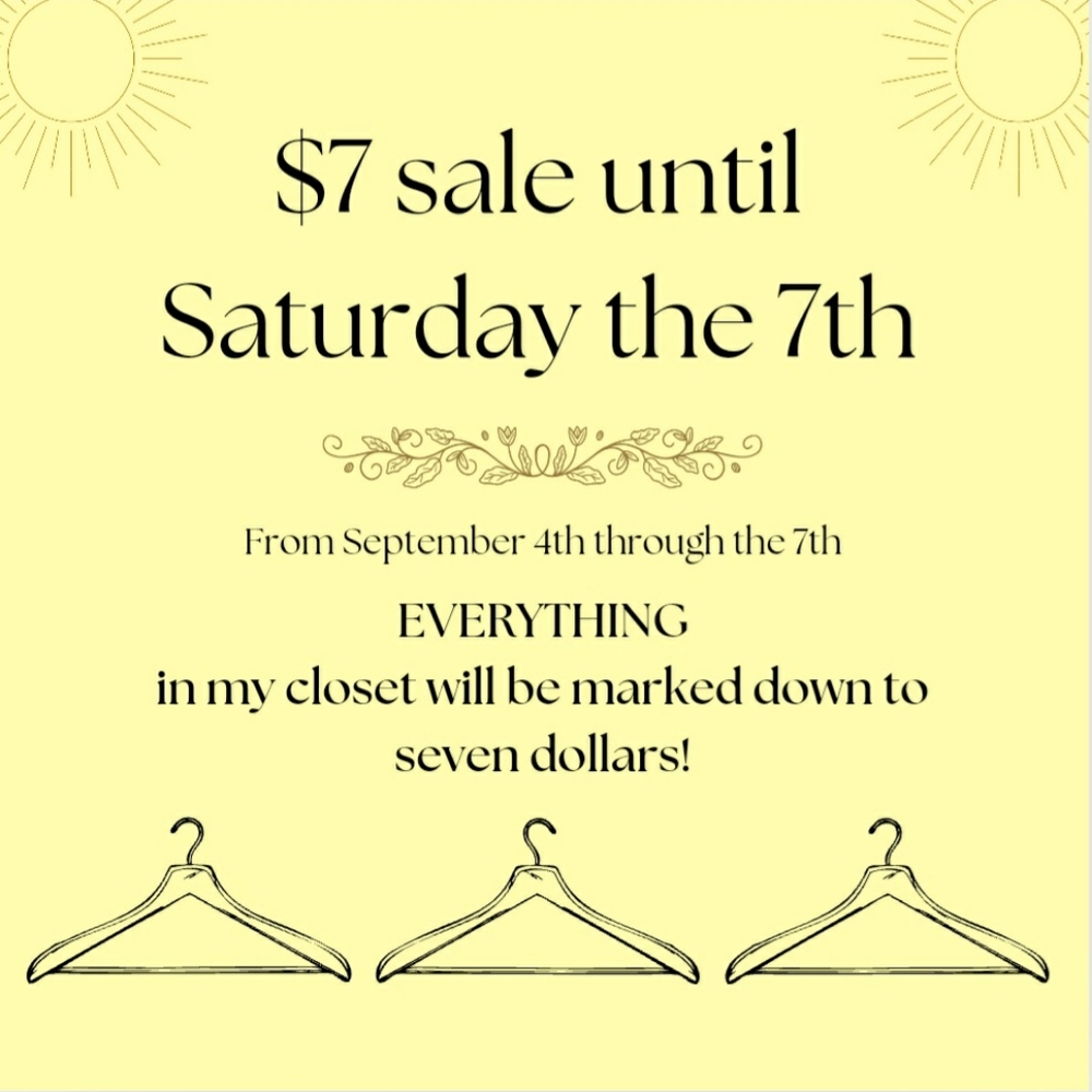 SALE!!! PLEASE SHARE!